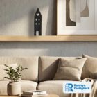 Großes Beton Haus Deko im Wohnraum