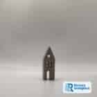 Kleines Deko Haus aus Beton in Grau – 9 cm hoch, handgefertigt von Ronnys Gießglück