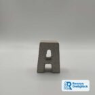 Beton Buchstabe A frontalansicht Deko