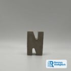 Beton Buchstabe N handgemacht Deko personalisierbar Ronnys Gießglück