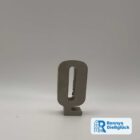 Beton Buchstabe Q handgemacht Deko personalisierbar Ronnys Gießglück