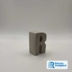 Beton Buchstabe R Deko handgemacht