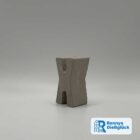 Beton Buchstabe X 3D Ansicht handgemachte Deko Geschenkidee Ronnys Gießglück