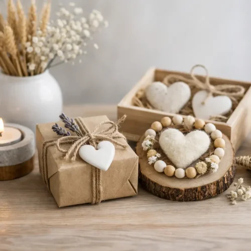 Handgemachte Deko Geschenkidee mit Stil